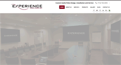 Desktop Screenshot of experienceaudiovideo.com
